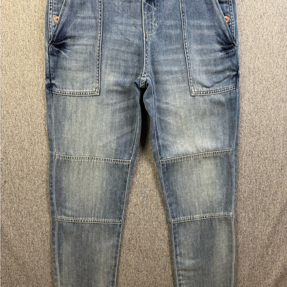 Label Of Graded Goods LOGG H&M Blue Denim Overalls Dungarees  Women’s Size XS - Picture 4 of 7